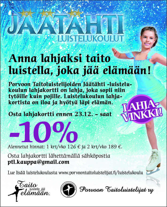 Jäätähti - Porvoon taitoluistelijat